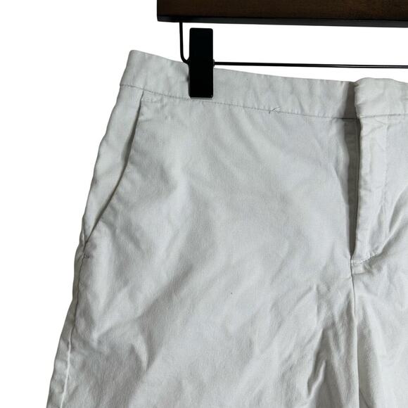 Banana Republic White Scalloped Shorts size 10 - Picture 3 of 8
